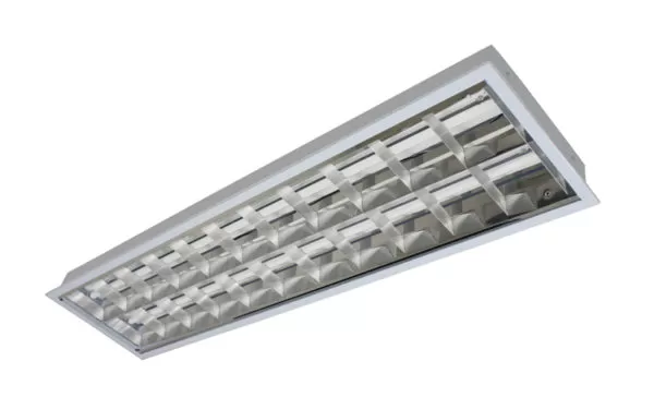 Flourescent Louver T8 Tube Light Fixture _1