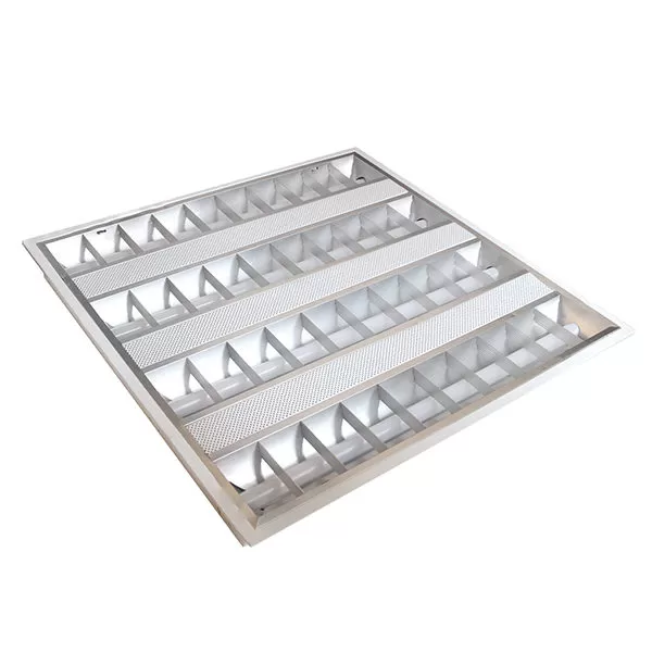 Flourescent Louver T8 Tube Light Fixture _2